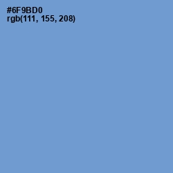 #6F9BD0 - Danube Color Image