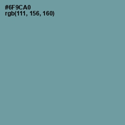 #6F9CA0 - Gothic Color Image