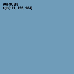 #6F9CB8 - Ship Cove Color Image