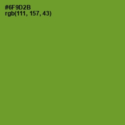 #6F9D2B - Olive Drab Color Image