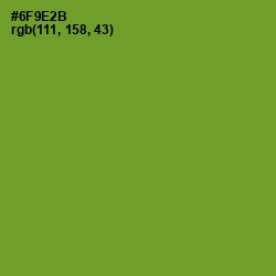 #6F9E2B - Olive Drab Color Image