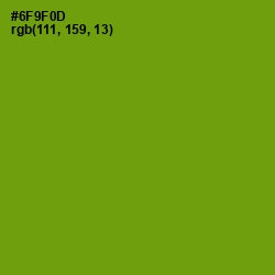 #6F9F0D - Limeade Color Image