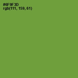 #6F9F3D - Olive Drab Color Image