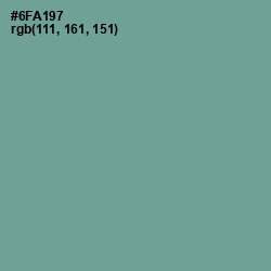 #6FA197 - Sea Nymph Color Image