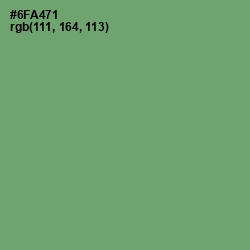 #6FA471 - Fern Color Image