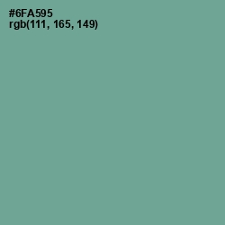 #6FA595 - Sea Nymph Color Image