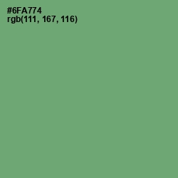 #6FA774 - Fern Color Image