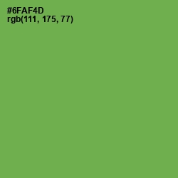 #6FAF4D - Asparagus Color Image