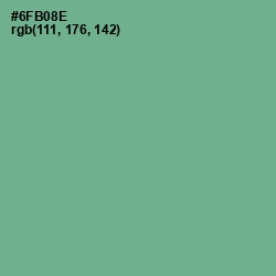 #6FB08E - Silver Tree Color Image