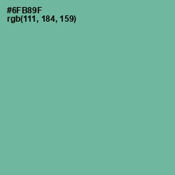 #6FB89F - Silver Tree Color Image