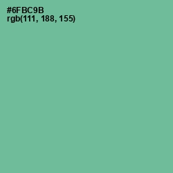 #6FBC9B - Silver Tree Color Image