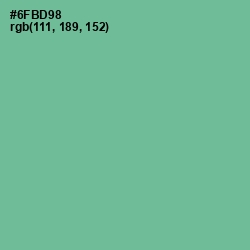 #6FBD98 - Silver Tree Color Image