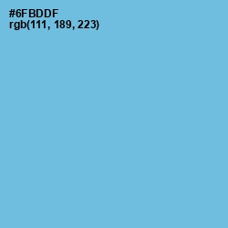 #6FBDDF - Shakespeare Color Image