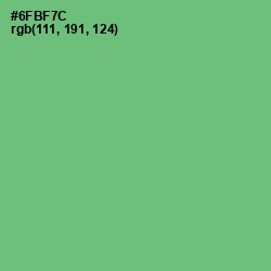 #6FBF7C - Fern Color Image