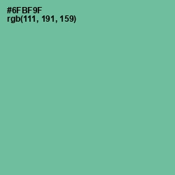 #6FBF9F - Silver Tree Color Image