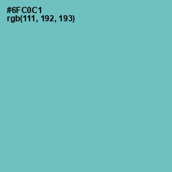 #6FC0C1 - Downy Color Image