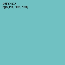 #6FC1C2 - Downy Color Image