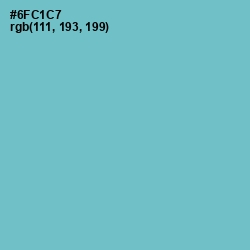 #6FC1C7 - Downy Color Image