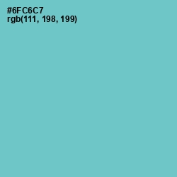 #6FC6C7 - Downy Color Image