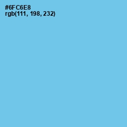 #6FC6E8 - Sky Blue Color Image