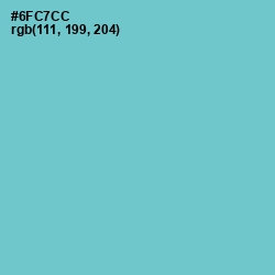 #6FC7CC - Downy Color Image