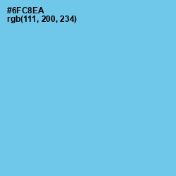 #6FC8EA - Sky Blue Color Image