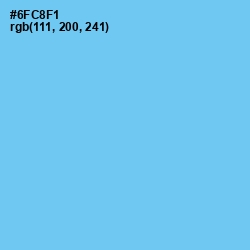 #6FC8F1 - Malibu Color Image