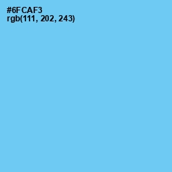 #6FCAF3 - Malibu Color Image
