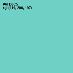 #6FD0C5 - Downy Color Image