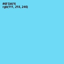 #6FDAF6 - Sky Blue Color Image