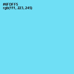 #6FDFF5 - Spray Color Image