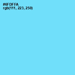 #6FDFFA - Spray Color Image