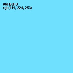 #6FE0FD - Spray Color Image