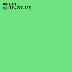 #6FE37F - Screamin' Green Color Image