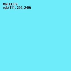 #6FECF9 - Spray Color Image