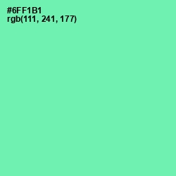 #6FF1B1 - De York Color Image