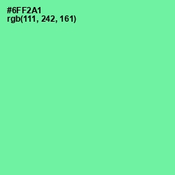 #6FF2A1 - De York Color Image