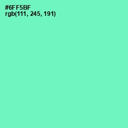 #6FF5BF - De York Color Image