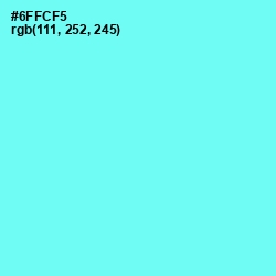#6FFCF5 - Spray Color Image