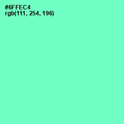 #6FFEC4 - Aquamarine Color Image