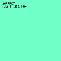 #6FFFC7 - Aquamarine Color Image