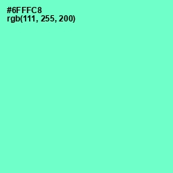 #6FFFC8 - Aquamarine Color Image