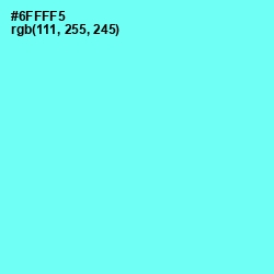 #6FFFF5 - Spray Color Image