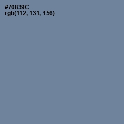 #70839C - Slate Gray Color Image