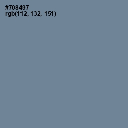 #708497 - Slate Gray Color Image