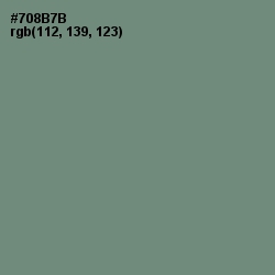 #708B7B - Xanadu Color Image