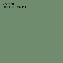 #708C6F - Camouflage Green Color Image