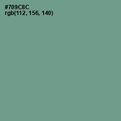 #709C8C - Oxley Color Image