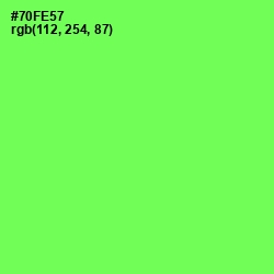 #70FE57 - Screamin' Green Color Image