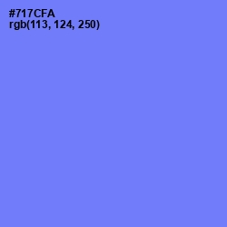 #717CFA - Moody Blue Color Image